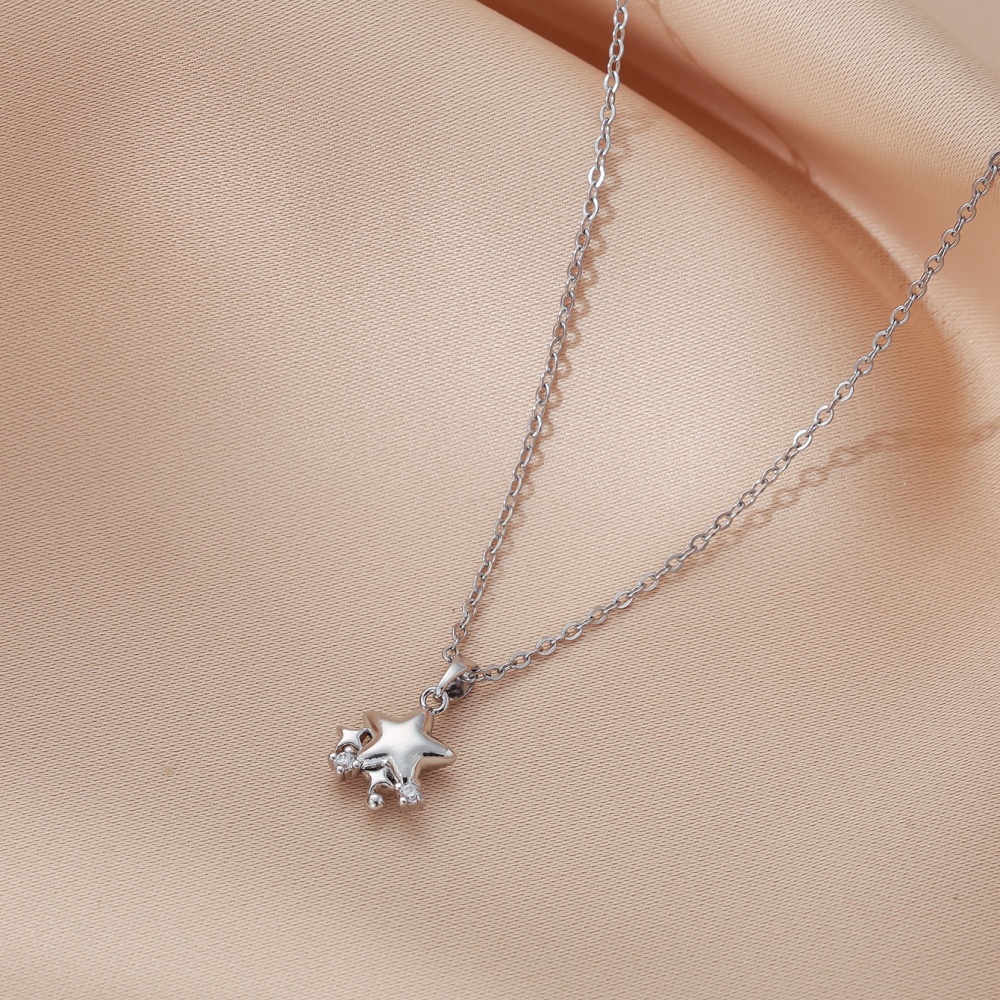 Exquisite High-Quality Copper Star Necklace for Women